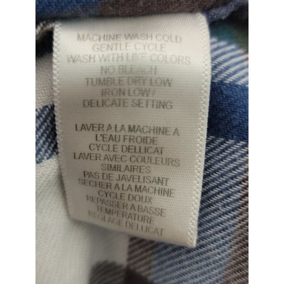 Exofficio Men's Long‎ Sleeve Plaid Flannel Shirt Size L/G - Picture 7 of 7